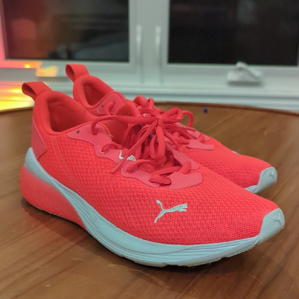 Puma Women's Bright Coral Athletic Shoes